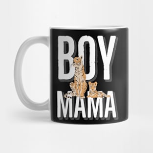 Boy mamma tiger print Mug